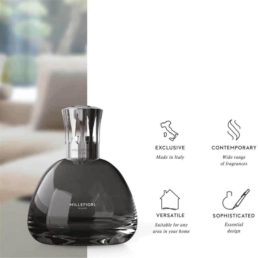 MILLEFIORI, CATALYTIC LAMP SMOKEY GREY