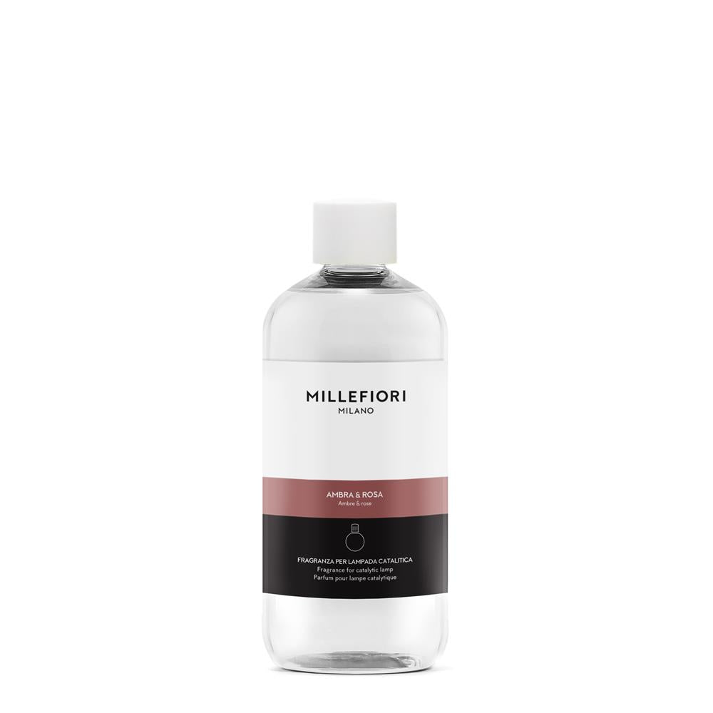 MILLEFIORI, REFILL AMBRA + ROSA LAMP 500ml