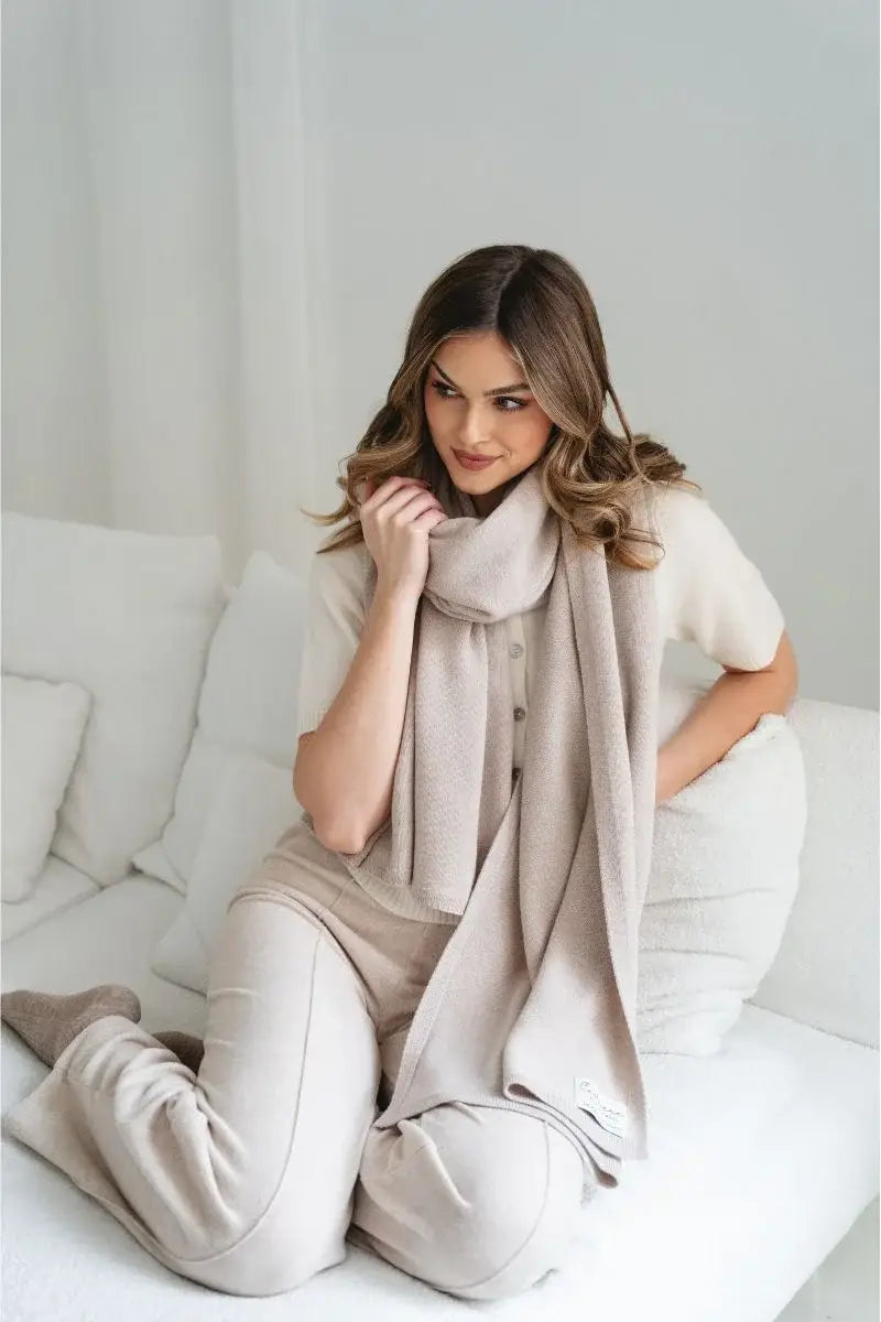 ❄️ANDER: KASCHMIR - & MERINOWOLLSCHAL - ELEGANZ & WÄRME VEREINT, 3 FARBEN