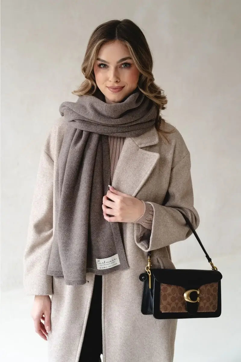 ❄️ANDER: KASCHMIR - & MERINOWOLLSCHAL - ELEGANZ & WÄRME VEREINT, 3 FARBEN