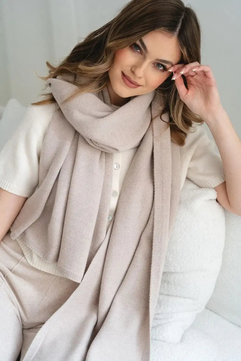 ❄️ANDER: KASCHMIR - & MERINOWOLLSCHAL - ELEGANZ & WÄRME VEREINT, 3 FARBEN
