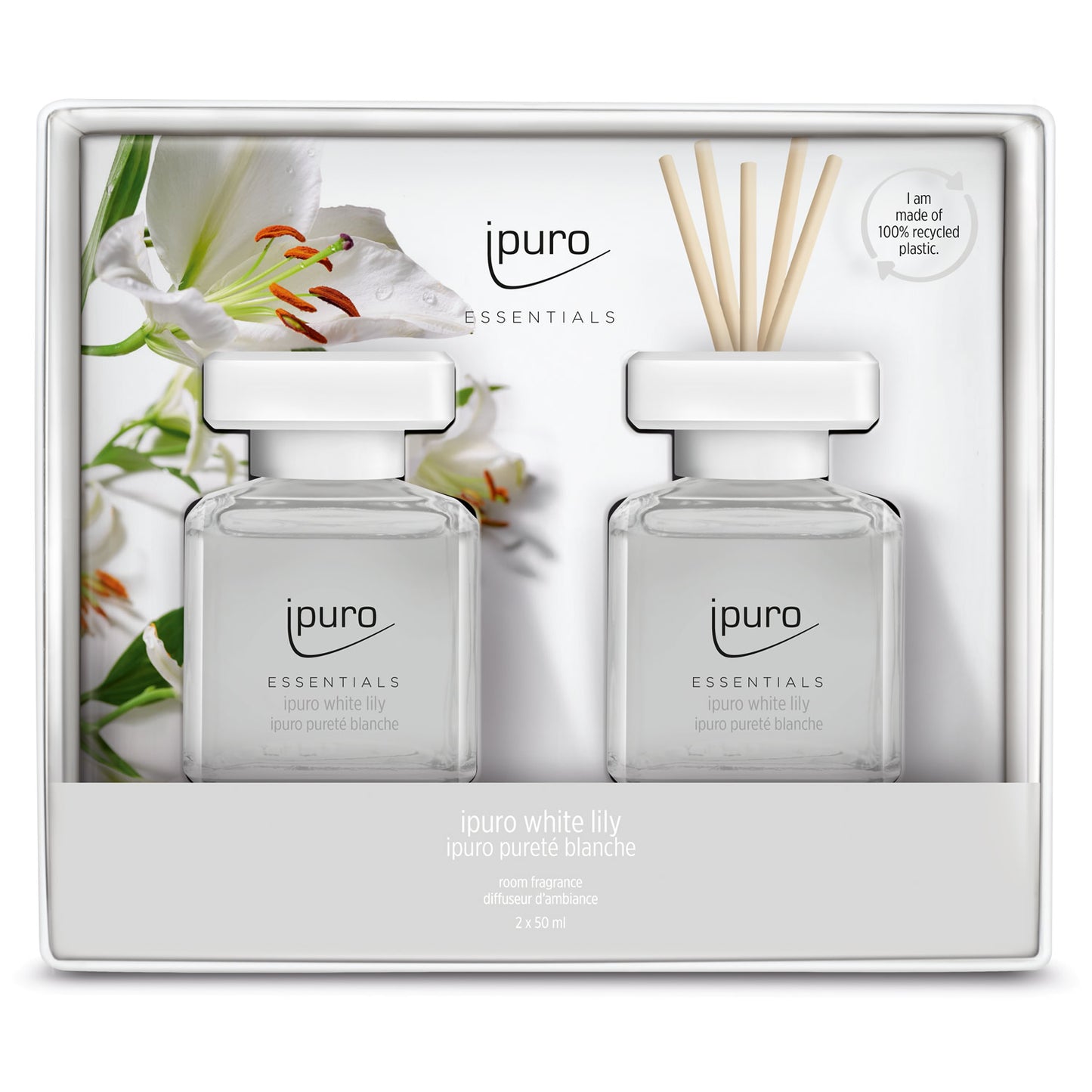 IPURO, Geschenk Set, White Lily, 2x 50ml