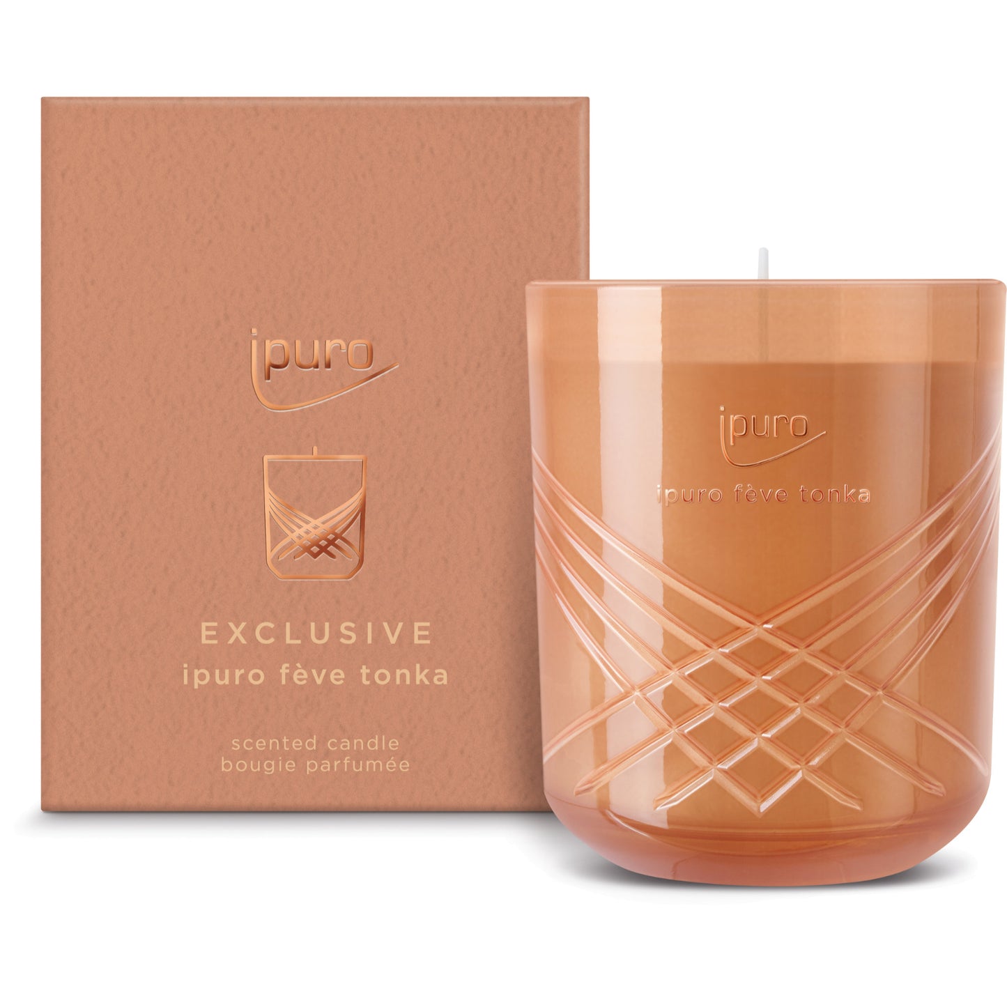 IPURO: Duftkerze Exclusive, Fève Tonka, 270gr