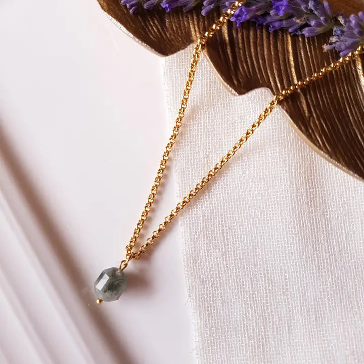 ✨GINANDGER, JACQUELINE HALSKETTE – RUTILQUARZ