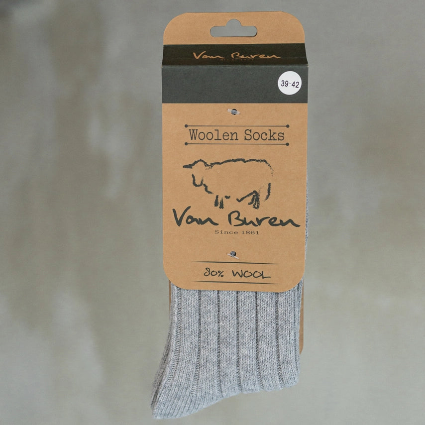 VAN BUREN: WOLLSOCKEN GRAU