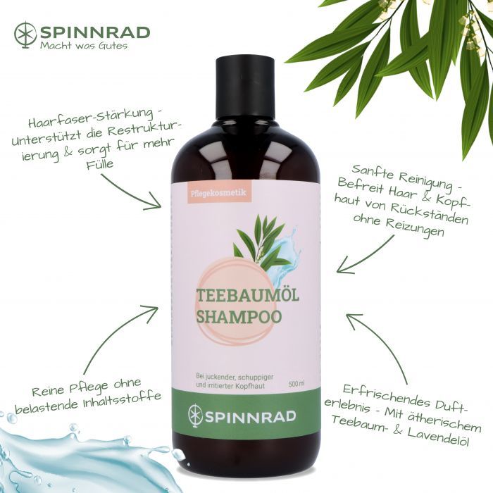 🌿TEEBAUMÖL SHAMPOO - SANFTE REINIGUNG 500ml