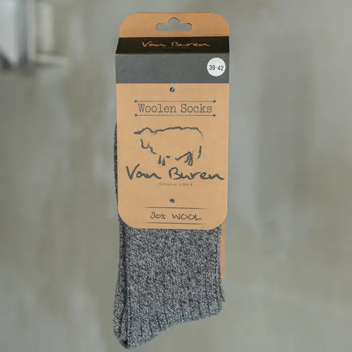 VAN BUREN: WOLLSOCKEN ANTHRAZIT
