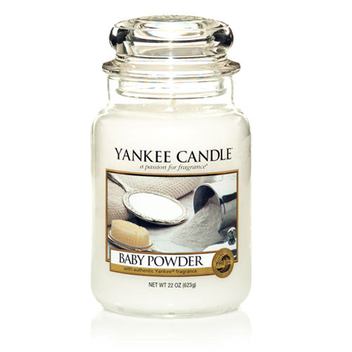 YANKEE CANDLE, Duftkerze Baby Powder large Jar (623g)