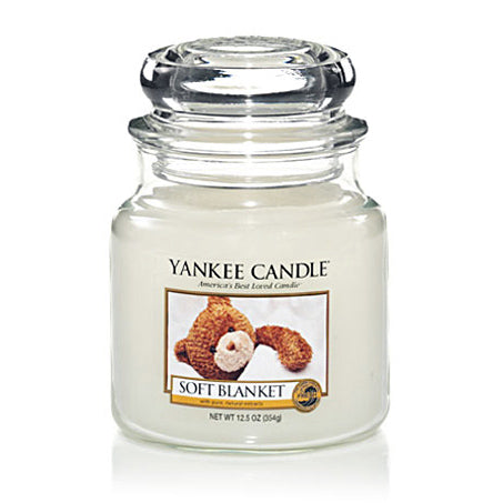 YANKEE CANDLE, Duftkerze Soft Blanket, medium Jar (411g)