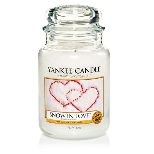 YANKEE CANDLE, Duftkerze Snow in Love, large Jar (623g)