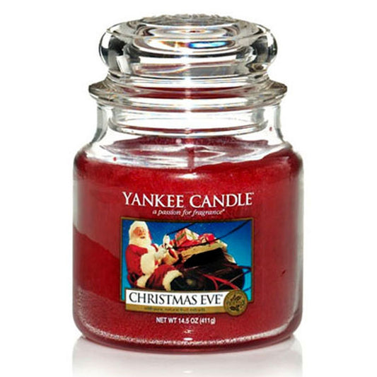 YANKEE CANDLE, Duftkerze Christmas Eve, medium Jar (411g)