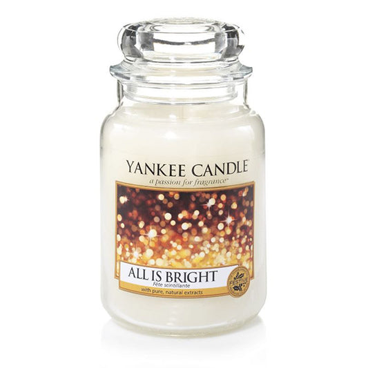 YANKEE CANDLE, Duftkerze All is Bright, large Jar (623g)