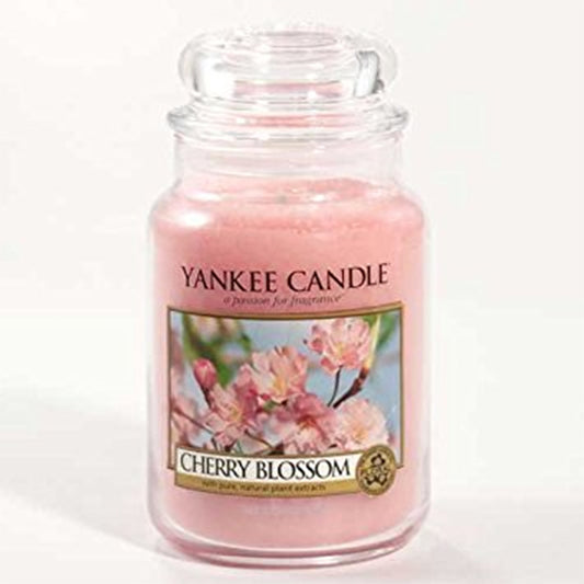 YANKEE CANDLE, Duftkerze Cherry Blossom, large Jar (623g)