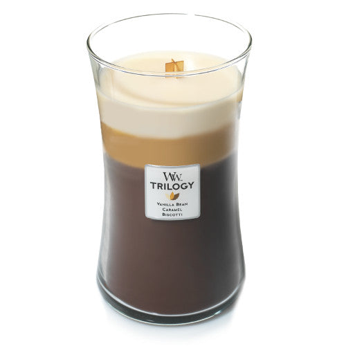 WOODWICK Café Sweets Trilogy Large Jar(knisternd)