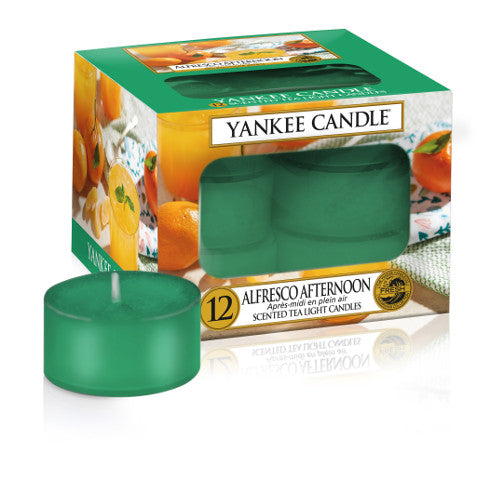 🕯️YANKEE CANDLE, Alfresco Afternoon, Tea Lights, 12 Stück
