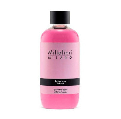 MILLEFIORI, LYCHEE ROSE NATURAL STICK REFILL, 500 ML