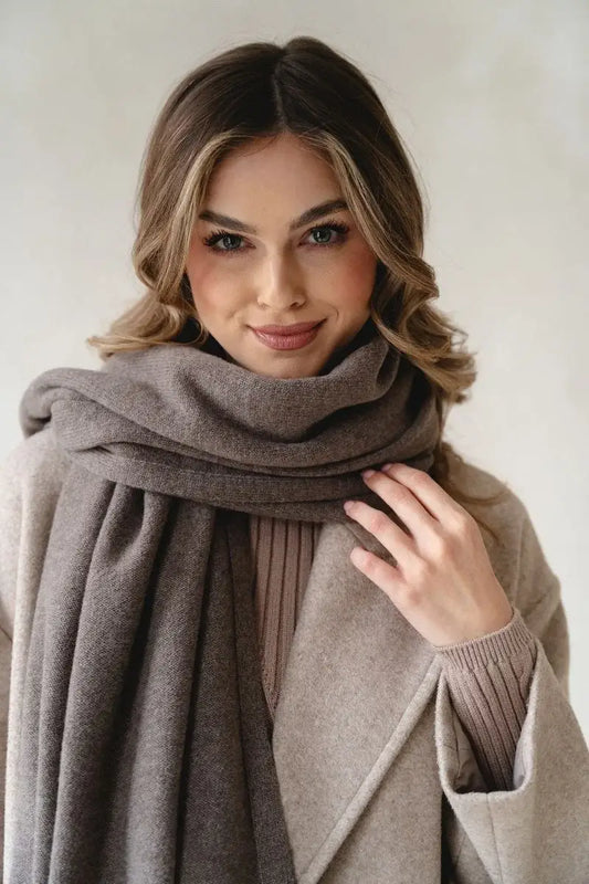 ❄️ANDER: KASCHMIR - & MERINOWOLLSCHAL - ELEGANZ & WÄRME VEREINT, 3 FARBEN
