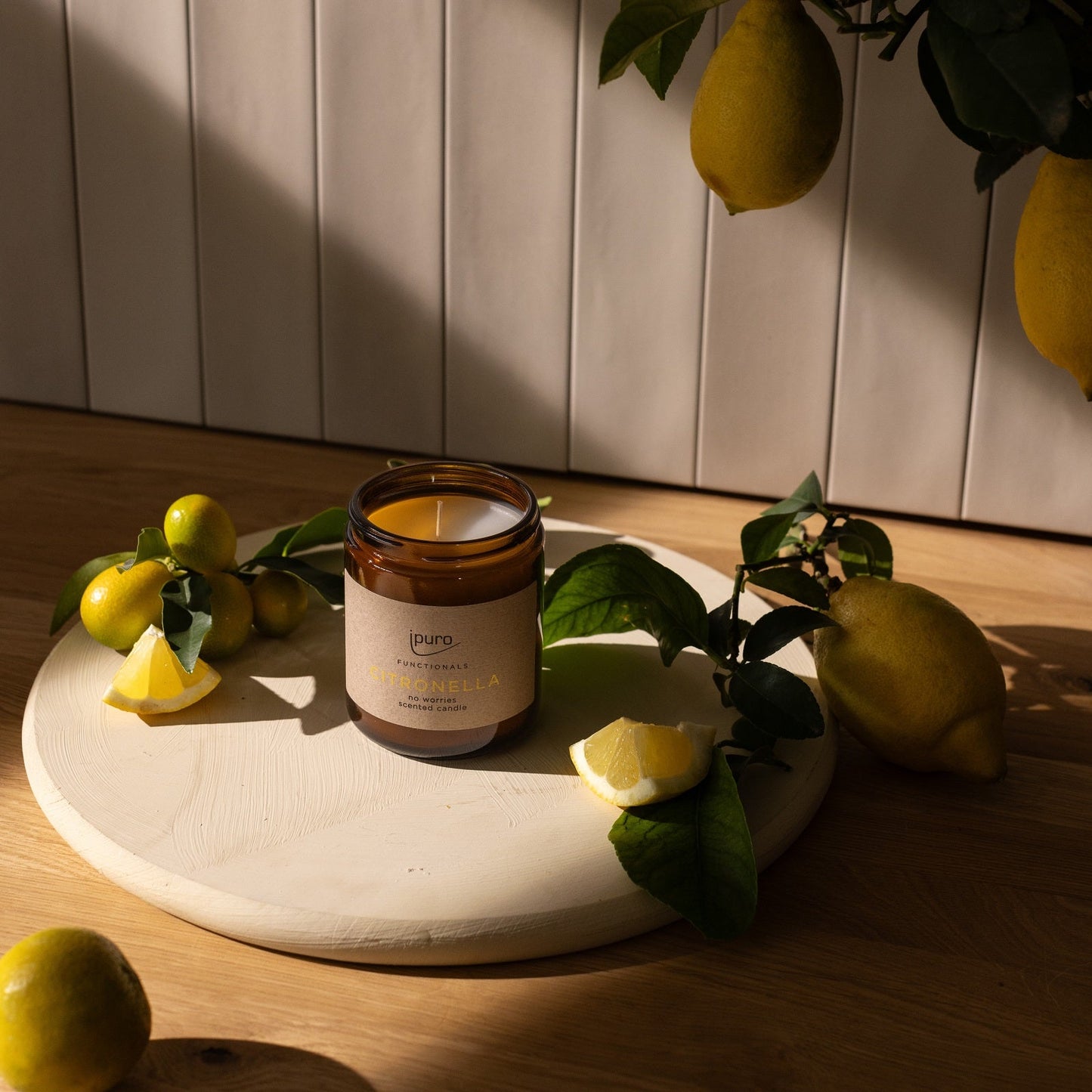 IPURO: Duftkerze, Citronella, 270gr.
