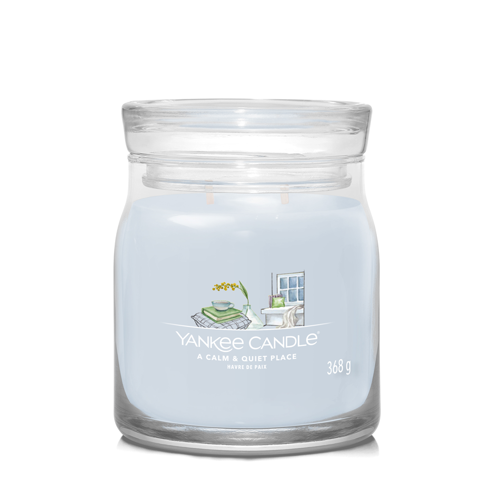 YANKEE CANDLE SIGNATURE, A Calm & Quiet Place, medium (411g)