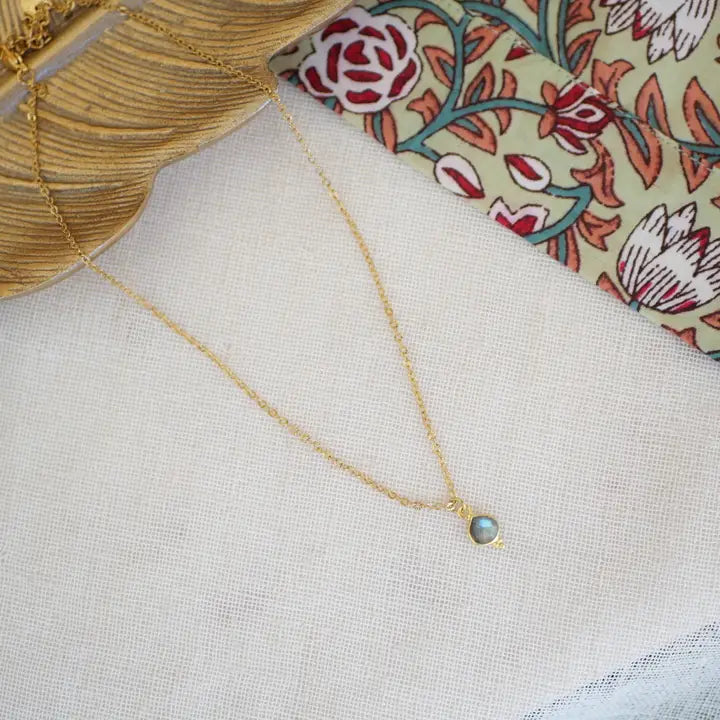 🌟GINANDGER, ANITA HALSKETTE LABRADORIT