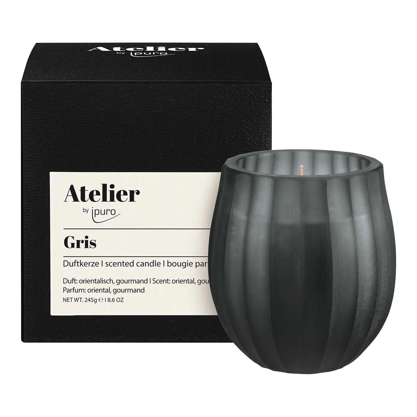 IPURO, ATELIER BY IPURO, DUFTKERZE GRIS