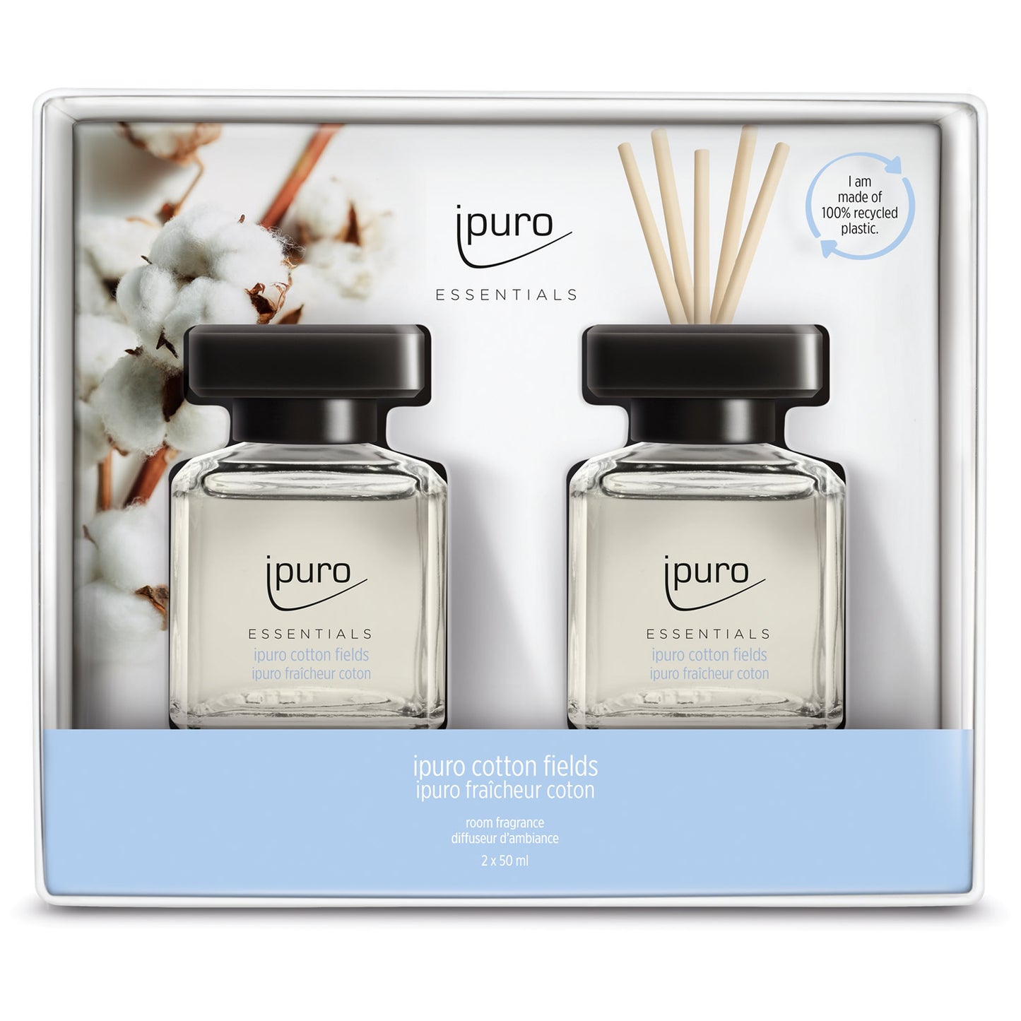 IPURO, Geschenk Set, Cotton Fields, 2x 50ml
