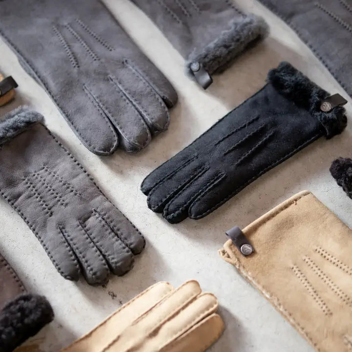 VAN BUREN, DAMENHANDSCHUHE AUS 100 % LAMMFELL