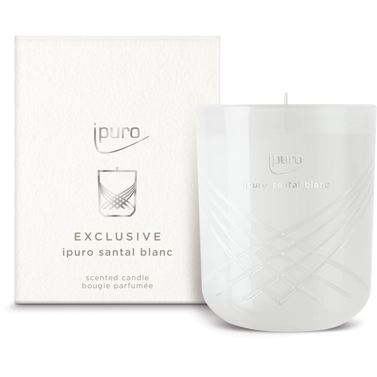 IPURO: Duftkerze Exclusive, Santal Blanc, 270gr