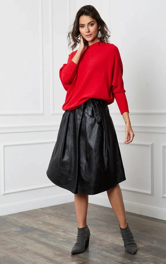 LÉA & LUC, DAMENPULLOVER MIT FLEDERMAUSÄRMELN, DIVERSE FARBEN!