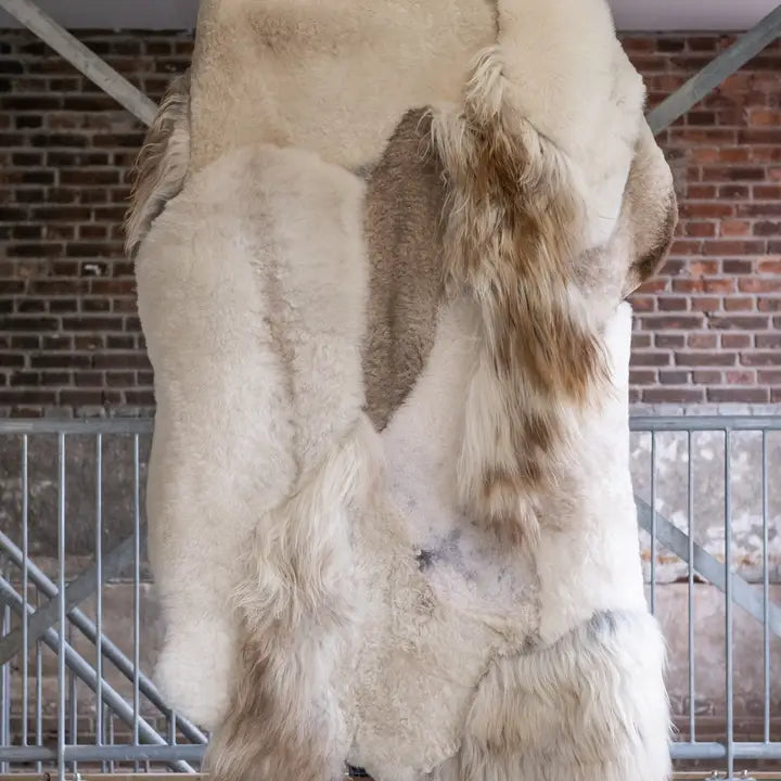 VAN BUREN, MELANGE SCHAFFELL TEPPICH, MELANGE