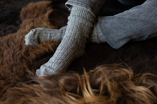 VAN BUREN: WOLLSOCKEN ANTHRAZIT