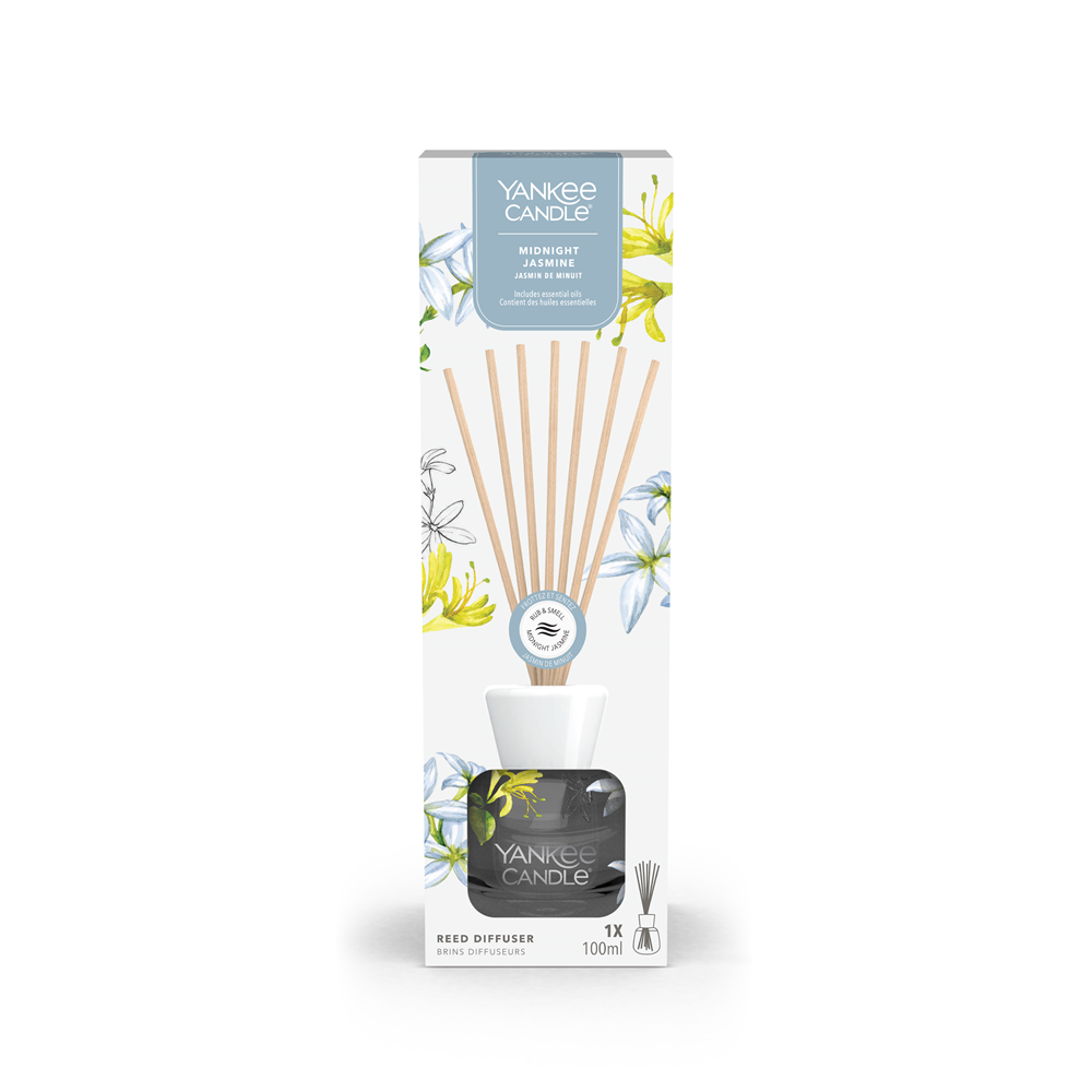 YANKEE CANDLE, Midnight Jasmine Signature Reed, Diffuser 100ml