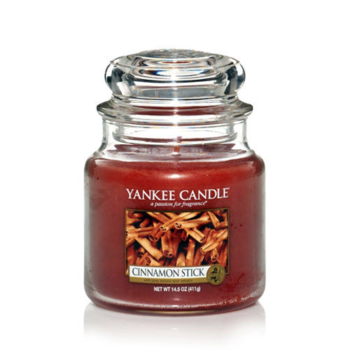 YANKEE CANDLE, Duftkerze Cinnamon Stick, medium Jar (411g)