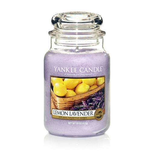 YANKEE CANDLE, Duftkerze Lemon Lavender, large Jar (623g)