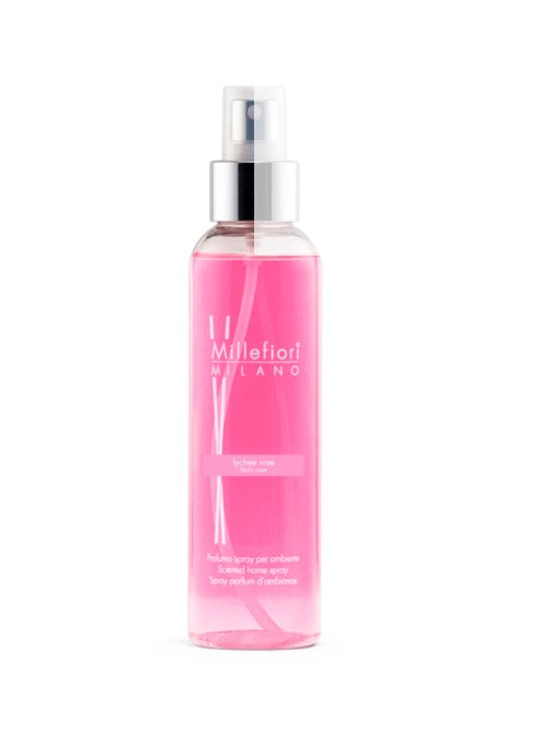 MILLEFIORI,LYCHEE ROSE NATURAL HOME SPRAY, 150ML