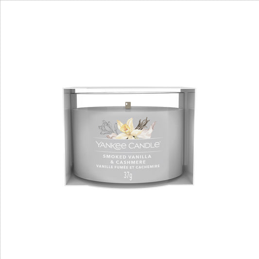 YANKEE CANDLE SIGNATURE, SMOKED VANILLA & CASHMERE, FILLED VOTIVE