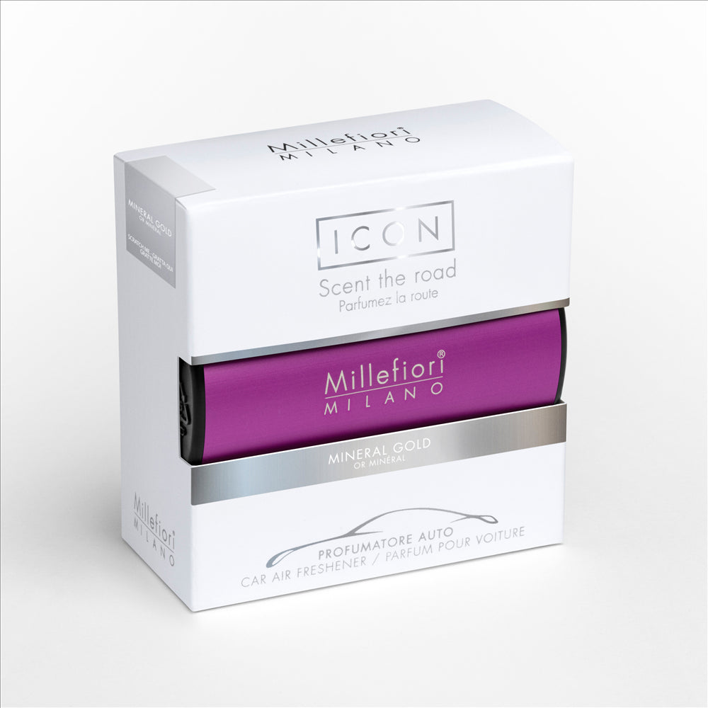 MILLEFIORI, MINERAL GOLD. CLASSIC CAR REFRESHER, PURPLE
